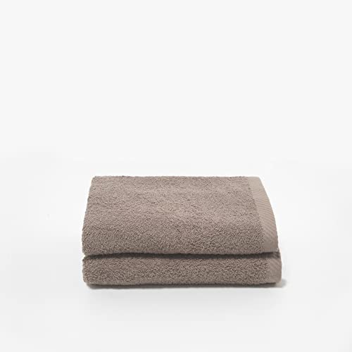 Top Towels - Toallas baño - Juego 2 Toallas Bidet - 100% Algodón-  500g/m2 - Medida 30x50cms