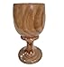Vintage Design Handmade Wooden Goblet Wine Cup Drinkware Wood Chalice For Parties & Housewarming