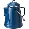 GSI Outdoors 15166 Pioneer Enamel Camping Coffee Pot - 36 Cups, Blue