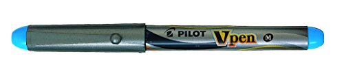 Image of Pilot VPen Disposable Fountain Pen - Silver Light Blue