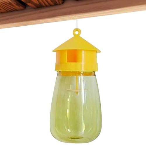 Pièges à insectes d'extérieur – Attrape-mouches des fruits, pièges à entrée simple | Piège à guêpes jaunes réutilisable en PP pour l'extérieur, dissuasif contre les frelons, tueur d'insectes pour