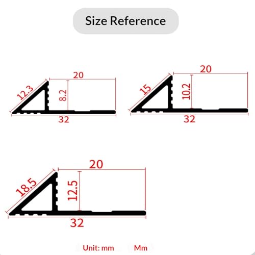 Profilé d’angle aluminium carrelage mural 10mm étanche bronze 90cm pack 3 - 8