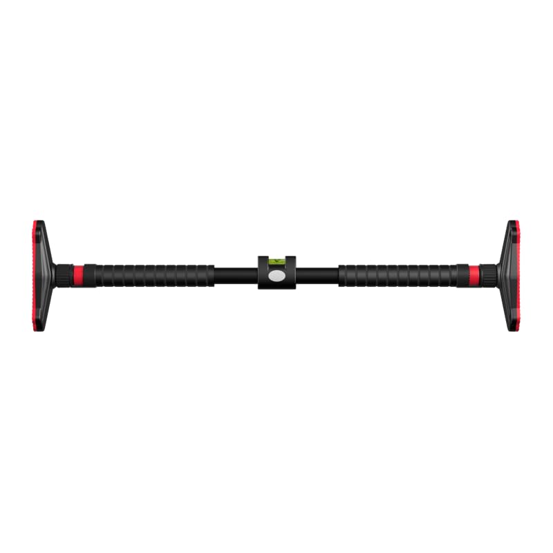Dontz Doorway Pull-Up Bar No-Drill Installation Spirit Level 180kg Capacity Dual-Lock System (S 70~95cm)