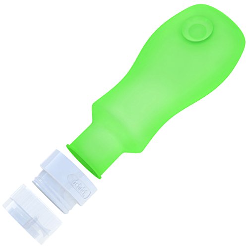 3oz Silicone Travel bottles - Travel Size Containers for Shampoo and Toiletries - Small Squeeze Bottle Set - Thumbnail 3