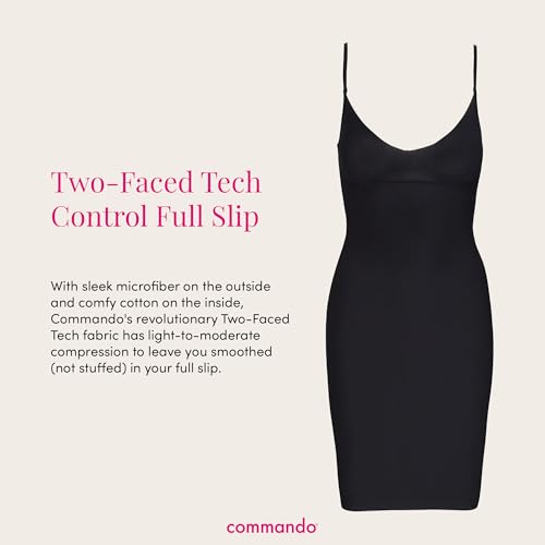 Image of commando - Two-Faced Tech Control Slip Under Dress | Light-Medium Compression Shapewear | Stays in Place For Smooth Fit