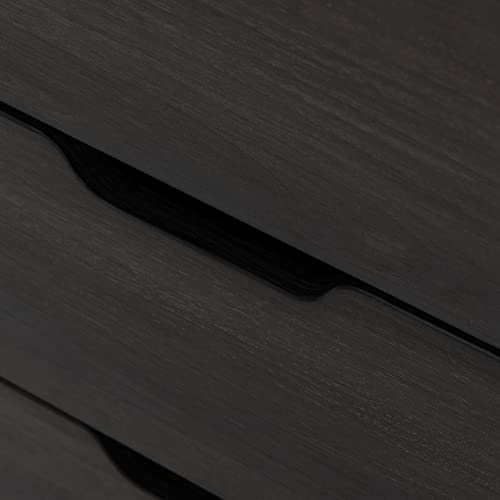 3 Drawer File Cabinet Drawers Chest, Wood Storage Cabinet With Wheels, Drawer Mobile File Cabinet Rolling File Pedestal Small Filing Cabinets For Home Office Bedroom Makeup Dresser By Soohow Walnut #TOP6