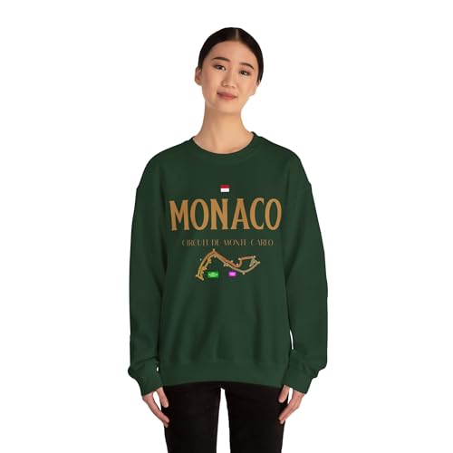 Monako Inspired Sweatshirt, Racing Circuit Shirt, Formula Shirt, Racing Track Shirt, Grand Prix Shirt, Monte Karlo Shirt3