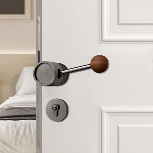 Serrure de porte intérieure silencieuse à bascule pour la maison - 5