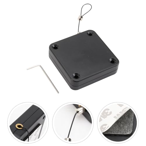 Cierrapuertas automático con instalación adhesiva fácil y cable resistente antirrobo MAGICLULU 4