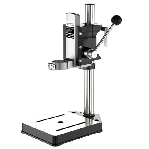 Soporte Para Taladro De Mano, Banco De Trabajo Para Taladro De Sobremesa, Soporte De Punzón Ajustable, Herramienta De Reparación Con Base De Aleación De Aluminio, Perforación, Rectificado Y Corte