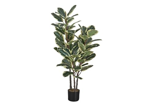 Monarch Specialties I 9544 Artificial Plant, 47' Tall, Oak Tree, Indoor, Faux, Fake, Floor...