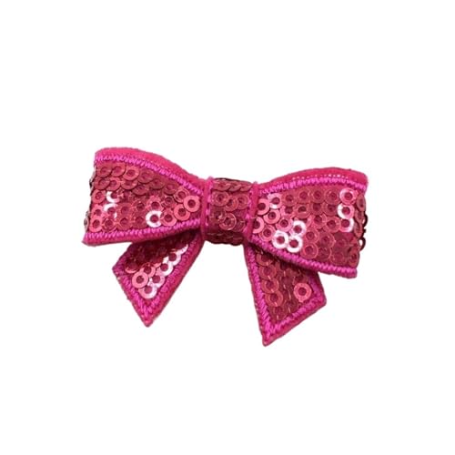 Couvre-chef nœuds for épingles cheveux 5cm paillettes color6 pour pinces filles