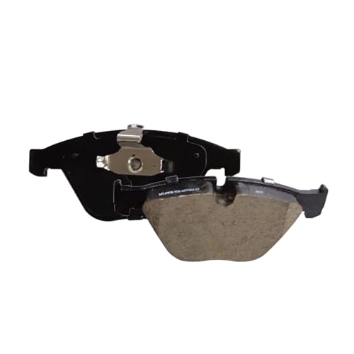 Image of Detroit Axle - Front Brake Pads for BMW 328i 335d 335i 525i 528i 530i 530xi 550i 645Ci 650i 745i 745Li 750i 760i M3 X1 Ceramic Brake Pads w /Hardware Replacement
