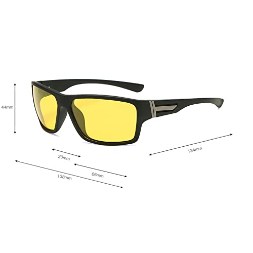 Image of Full lens Polarized Reading Sunglasses for Men Driving Running Sports Reader Square UV Protection Style Unisex