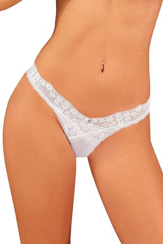 Obsessive Heavenlly String Blanc XL/XXL