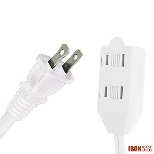 15 Ft Extension Cord With Foot Switch And 3 Electrical Power Outlet - 16/2 Durable White Foot Tap Extension Cord #TOP4