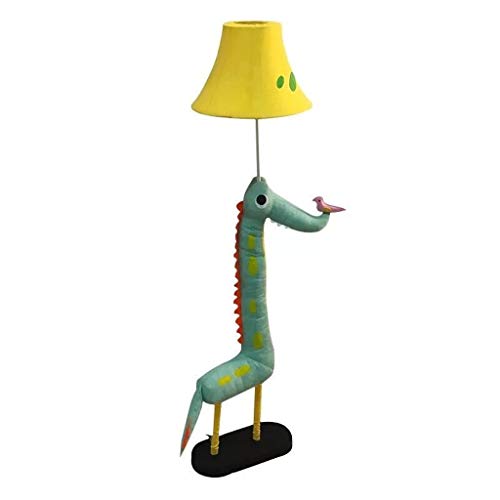 Tingting1992 lampadaire Crocodile Creative Lampadaire Salon Lampe de Chevet Télécommande Gradation Lampe de Table Tissu Crocodile Lamp (dimmable) Lampe