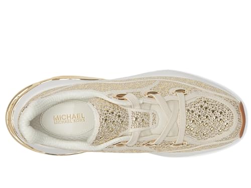 Michael Kors Women's Toni Trainer, Cream, 5.5 by Michael Kors - Used condition - Image 3
