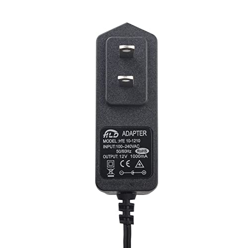 Image of DMX Controller 12V DC Power Adapter, 12V Guitar Pedal Power Supply, 12 Volt 1000mA Charger Cord for Piano Keyboard, Guitar Effects Pedals Adapter Center Positive
