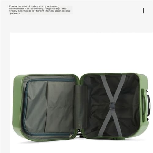 PANKERS Suitcase Small Zipper Suitcase Women's 18-inch Lightweight Boarding Case Universal Silent Wheel Boarding Password Box Suitcases4