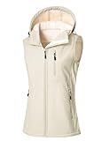 【Gilet Softshell imperméable Femme】Ce gilet femme est doté d'une couche extérieure en polyester et élasthanne imperméables, offrant une résistance à l'eau de 9 000 mm H₂O pour repousser efficacement les gouttes d'eau et résister aux pluies quotidiennes légères à modérées. Le matériau Softshell durable offre respirabilité, résistance à l'abrasion et protection contre le vent, tandis que la doublure en laine assure chaleur et confort.