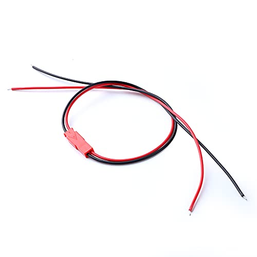 Conector JST 2 pines macho hembra con cable 22AWG de 200mm para conexiones electrónicas 5