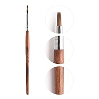 Amazon | KADS アクリルネイルブラシ 16＃ ウッドハンドル