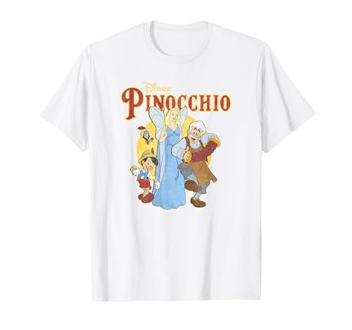 T-shirt Pinocchio Disney imprimé centré idéal pour vos sorties look décontracté