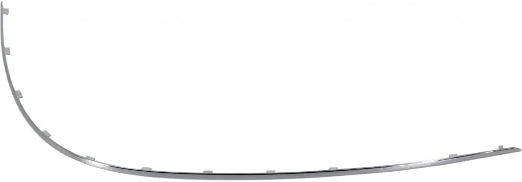 For Mercedes-Benz E300 / E350 / E400 / E550 Bumper Trim 2010 11 12 2013 Driver Side | Rear | Molding | Chrome | Sedan | Outer Impact Strip | MB1158110 | 2128852121