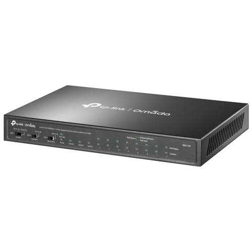 Switch TP-Link Omada 10 ports avec injecteur PoE 8 ports Gigabit RJ45