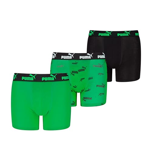 PUMA Elements Boys Logo Print Boxers 3P