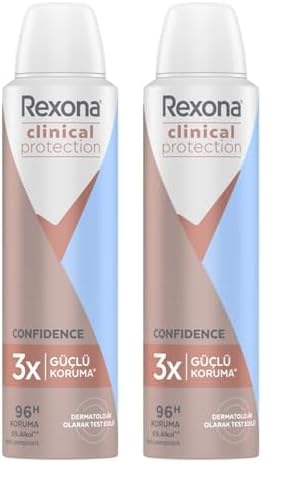 Rexona Clinical Protection Kadın Sprey Deodorant Confidence 150 ml 2li paket