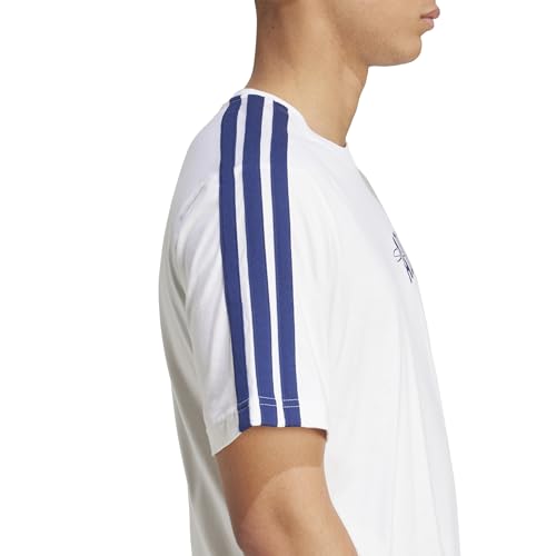 Adidas Men's Collegiate Script Graphic T-Shirt, White, Large by adidas - Used condition - Image 4