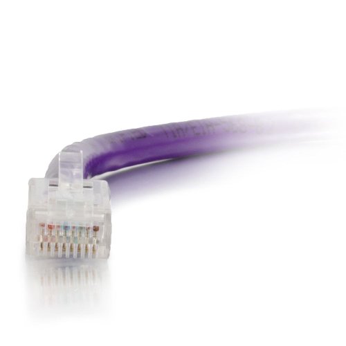 Image of C2G 00596 Cat5e Cable - Non-Booted Unshielded Ethernet Network Patch Cable, Purple (12 Feet, 3.65 Meters)
