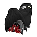 Snow Blower Cover - Heavy Duty 600D Snowblower Covers, Outdoor All Weather Protection Premium Waterproof Snow Thrower Covers Universal fir for Most Electric Two-Stage Snow Blowers (70"L x 54"W x 19"H)