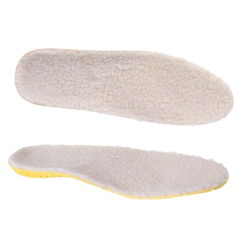 Plantillas gruesas de lana térmicas para zapatos de invierno miniatura 1