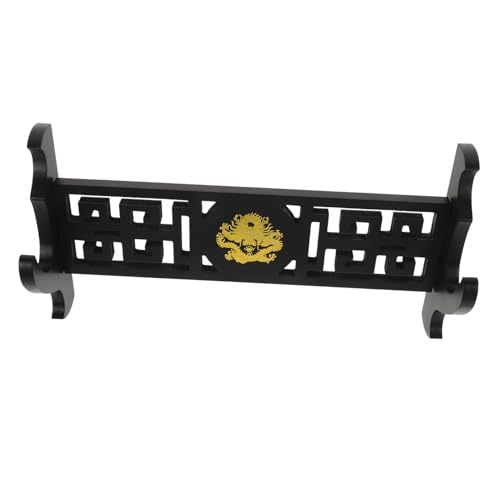 HONMEET Wooden Sword Holder Stand Wall Mount Rack Decorative Bracket for Display Stand