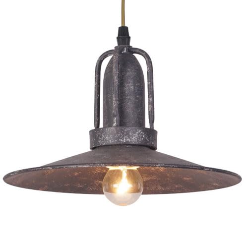 Luminaire de plafond style industriel pour ambiance chaleureuse au salon