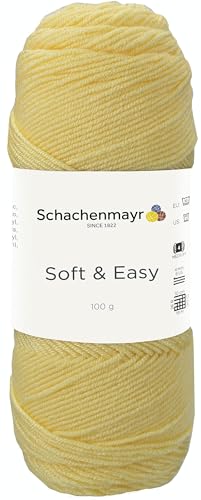 Schachenmayr Soft & Easy, 9807353-00021, Farbe: Vanilla, 100g, Handstrickgarne