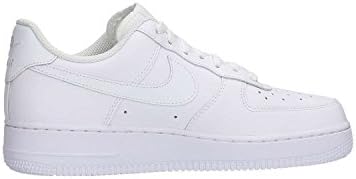 NIKE Men's Low-Top Basketball Shoe, White/White, 7 | Image 4