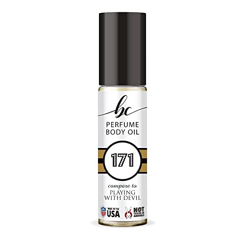 BIOCURA BC Perfume 171 Inspired by Playing With Devil For Women Replica Fragrance Body Oil Dupes Alcohol-Free Sample Travel Size Concentrated Long Lasting Roll-On 0.3 Fl Oz/10ml