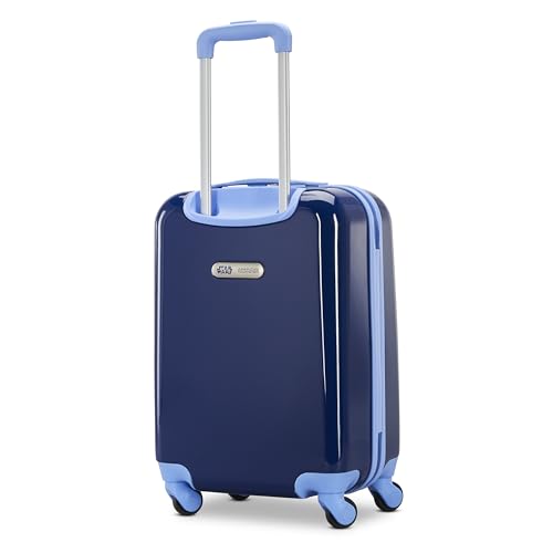 American Tourister Star Wars R2-D2 Carry-On Luggage - Airline Approved, Durable Hardshell with Favorite Rebel Droid - Roll Confidentially with Spinner Wheels & Colorful Adjustable Handle3