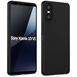 DIFAYA Xperia 10 VI ケース マットブラック 米軍MIL規格 『SO-52E/SOG14 対応』 防塵 耐久 携帯便利 柔軟性 TPU素材 薄型 軽量 レンズ保護 Xperia 10 vi ケース 黒い