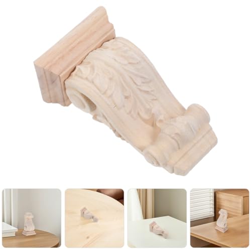 Ménsula de madera para decoración de chimeneas y estantes de salón elegante 8