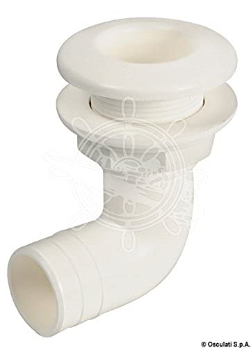 Passe-coque avec coude 90° 11/2 anti-corrosion pour remplacer un raccord de cale fuyard