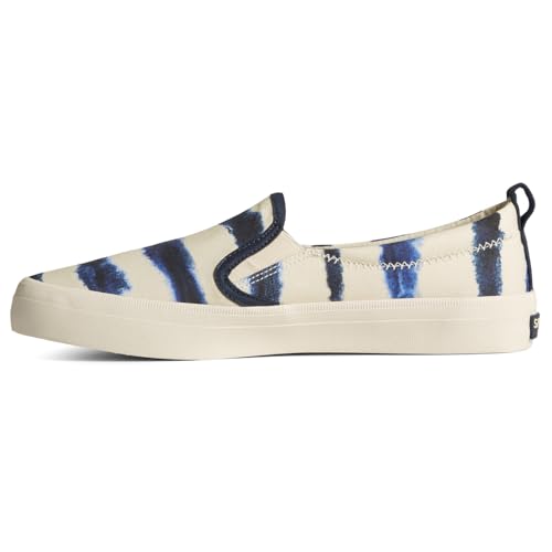 Sperry Womens Crest Tie Dye Slip On Sneakers Shoes Casual - White4
