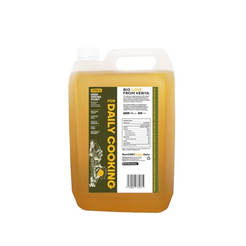 Omega Pressery Light Avocado Oil for Cooking - 5L | Neutral Flavour, High Smoke Point 270°C | 100% Pure Natural Cooking Oil | Bulk Size for Commercial & High-Volume Use