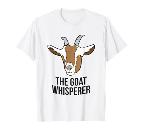 The Goat Whisperer Funny Goat Farmer Regalo Camiseta