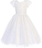 Vestidos de comunion para niñas Largos First Communion Dress for Girls Plus Size 20 Vestidos de Primera comunión niña 18-20 First Communion Dress Sleeves White