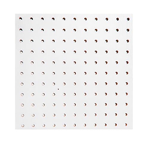 FLEXMAN Peg Board, 100 Spools Sewing Thread Holder, 11.8X11.8X0.4in Wall Mounted Sewing Thread Pegboard with 25 Wooden Sticks for Sewing and Pagoda Thread